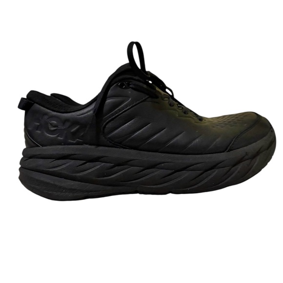 Hoka One One Bondi Maximum Cushion Men's Black Sneakers Shoes Sz 10.5 - Picture 2 of 9